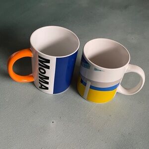 MoMA Logo Mug 10oz. + J. Paul Getty Museum LA Mug 8oz.